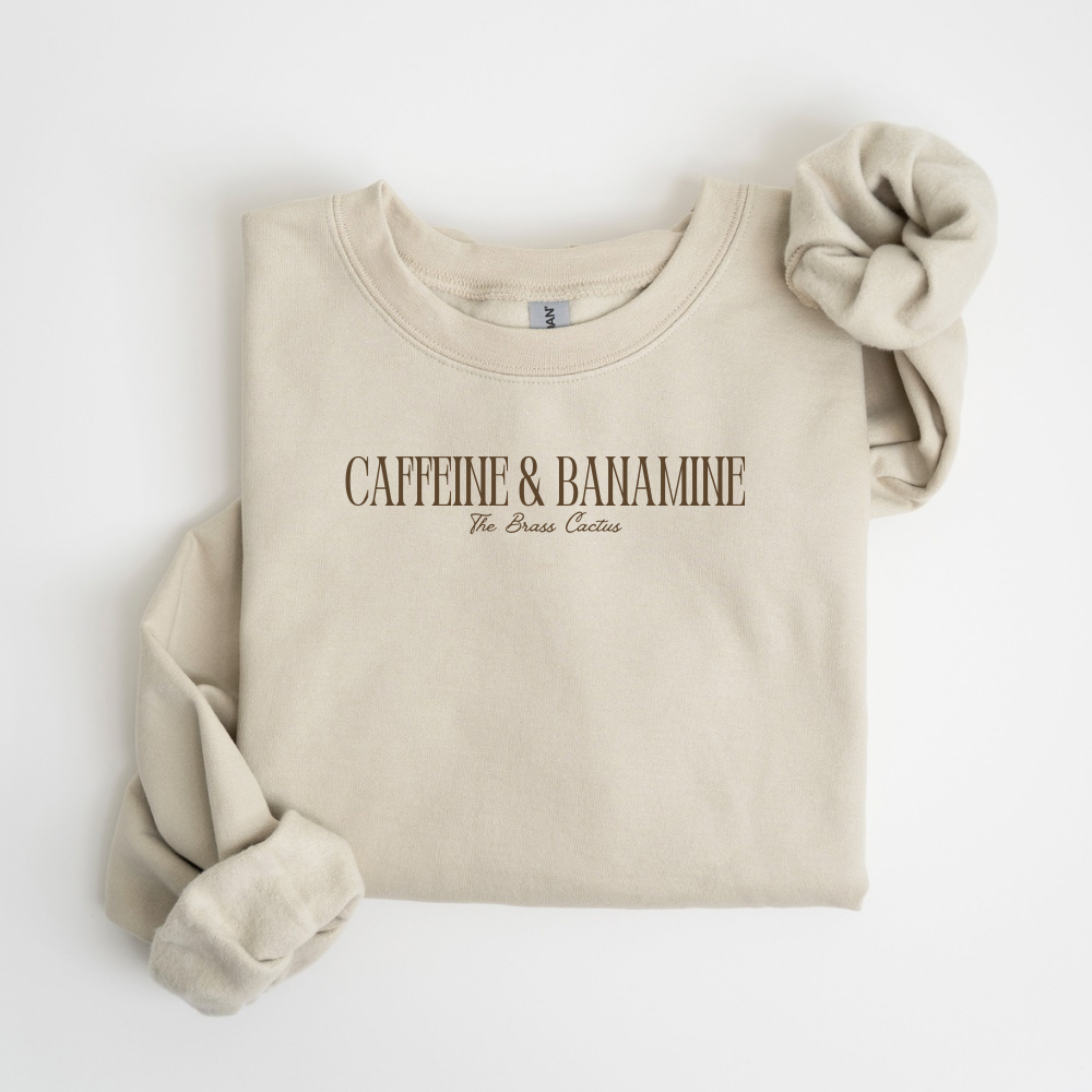 Caffeine and Banamine Crewneck