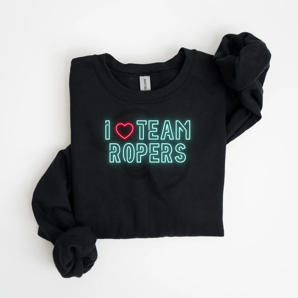 I ❤️ Team Ropers Crewneck