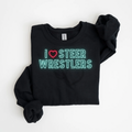 I ❤️ Steer Wrestlers Crewneck